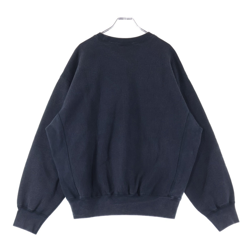 SUPREME(シュプリーム) 25SS Washed Box Logo Crewneck ウォッシュド ボックスロゴ クルーネック スウェット トレーナー ブラック