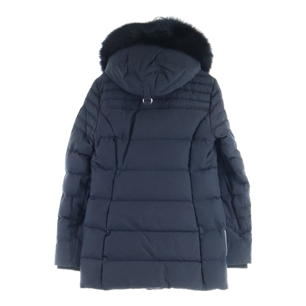 MOOSE KNUCKLES(ムースナックルズ) 20AW WYCHWOOD JACKET ファー付 ジップアップフーデッドダウンジャケット レディース ブラック 20A-M30LJ174