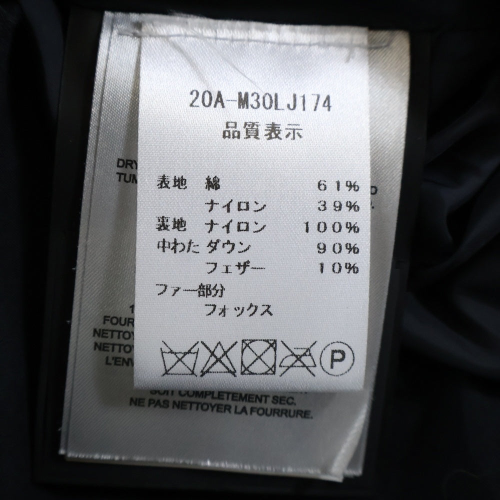 MOOSE KNUCKLES(ムースナックルズ) 20AW WYCHWOOD JACKET ファー付 ジップアップフーデッドダウンジャケット レディース ブラック 20A-M30LJ174