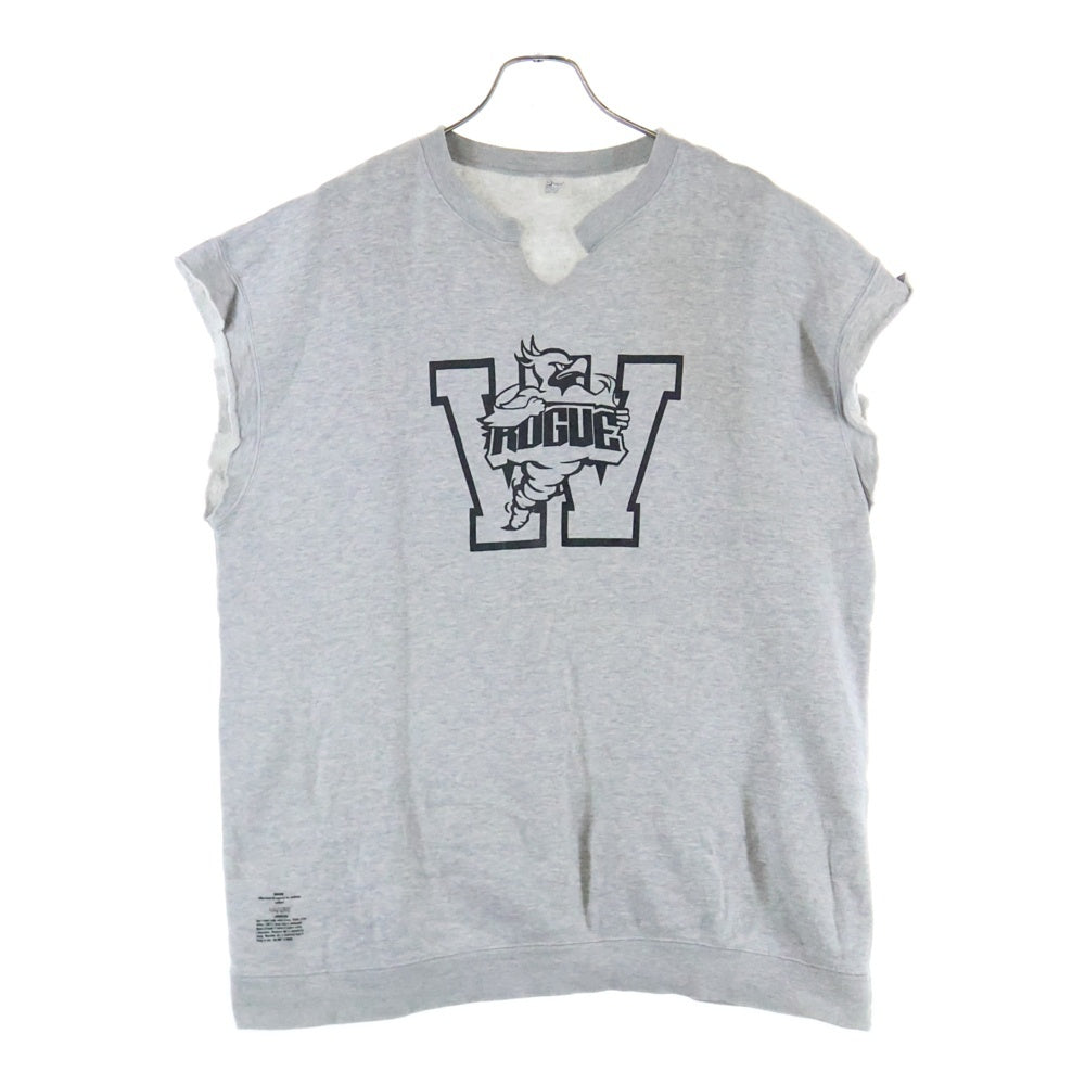 WTAPS(ダブルタップス) 00S ROGUE 両面プリント スウェット ノースリーブプルオーバー グレー TSDT-AB-04