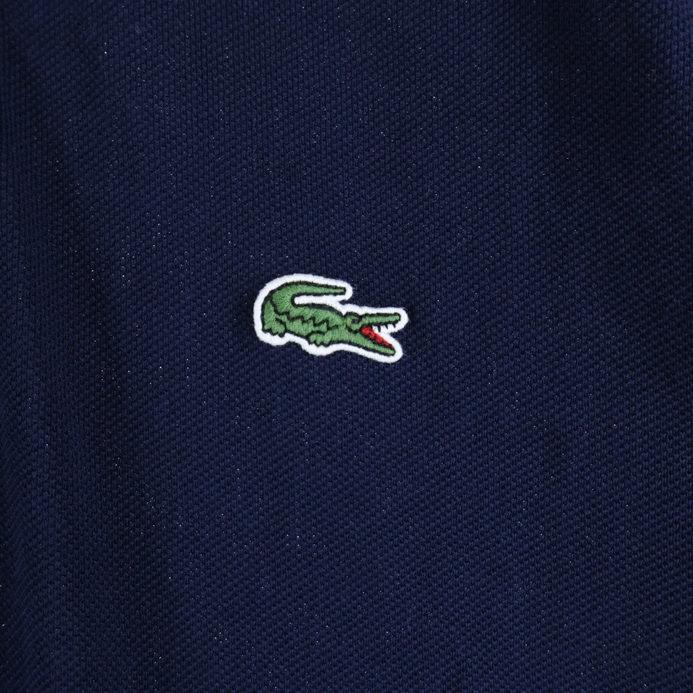 LACOSTE(ラコステ) フロント刺繍 ショートスリーブ 半袖ポロシャツ ネイビー L1212