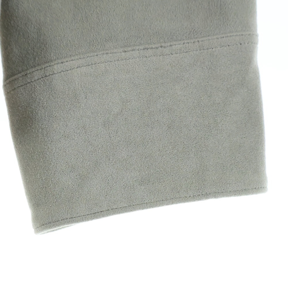 EDIFICE(エディフィス) 2ポケット ロングスリーブ ベロア長袖シャツ ベージュ 18-050-300-5040-1-0