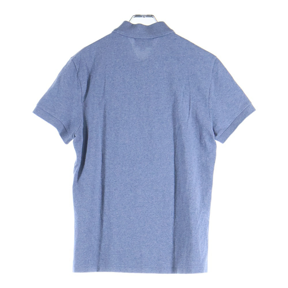 LACOSTE(ラコステ) フロント刺繍 ショートスリーブ 半袖ポロシャツ ブルー PH7937
