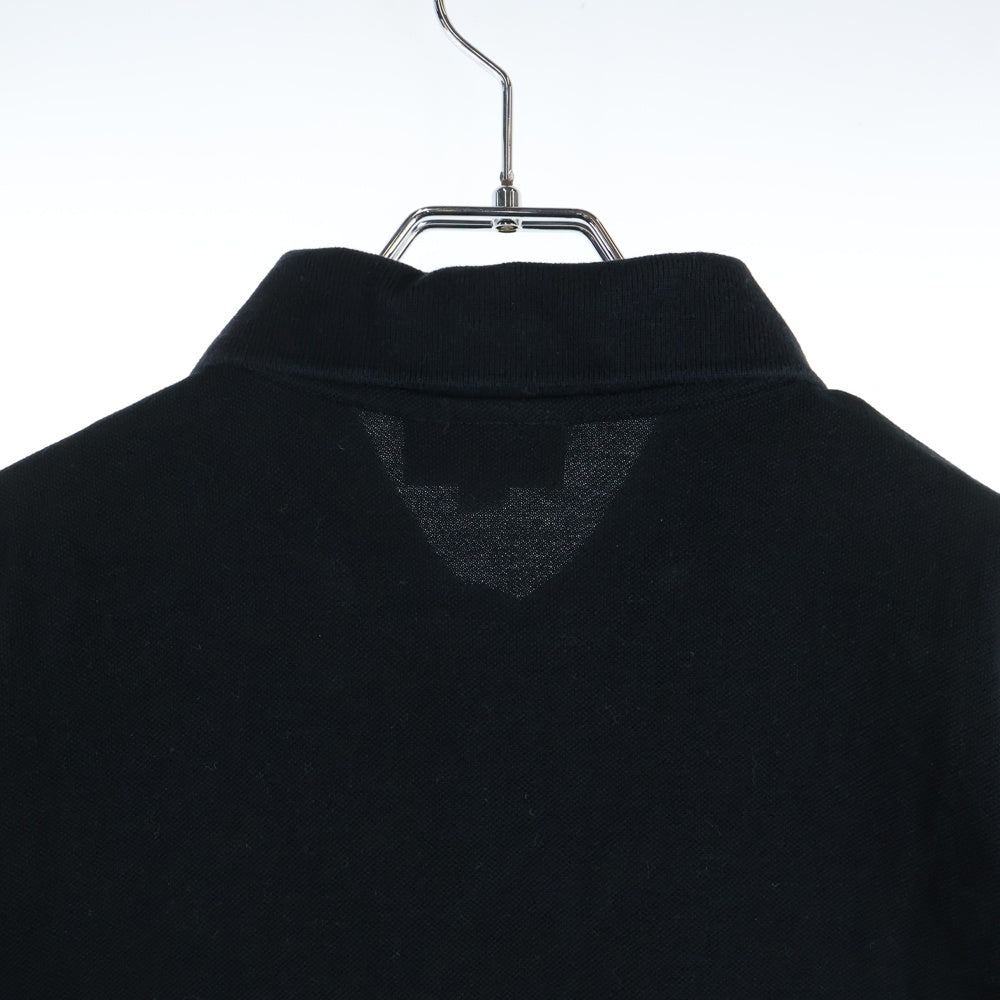 LACOSTE(ラコステ) フロント刺繍 ショートスリーブ 半袖ポロシャツ ブラック PH012J