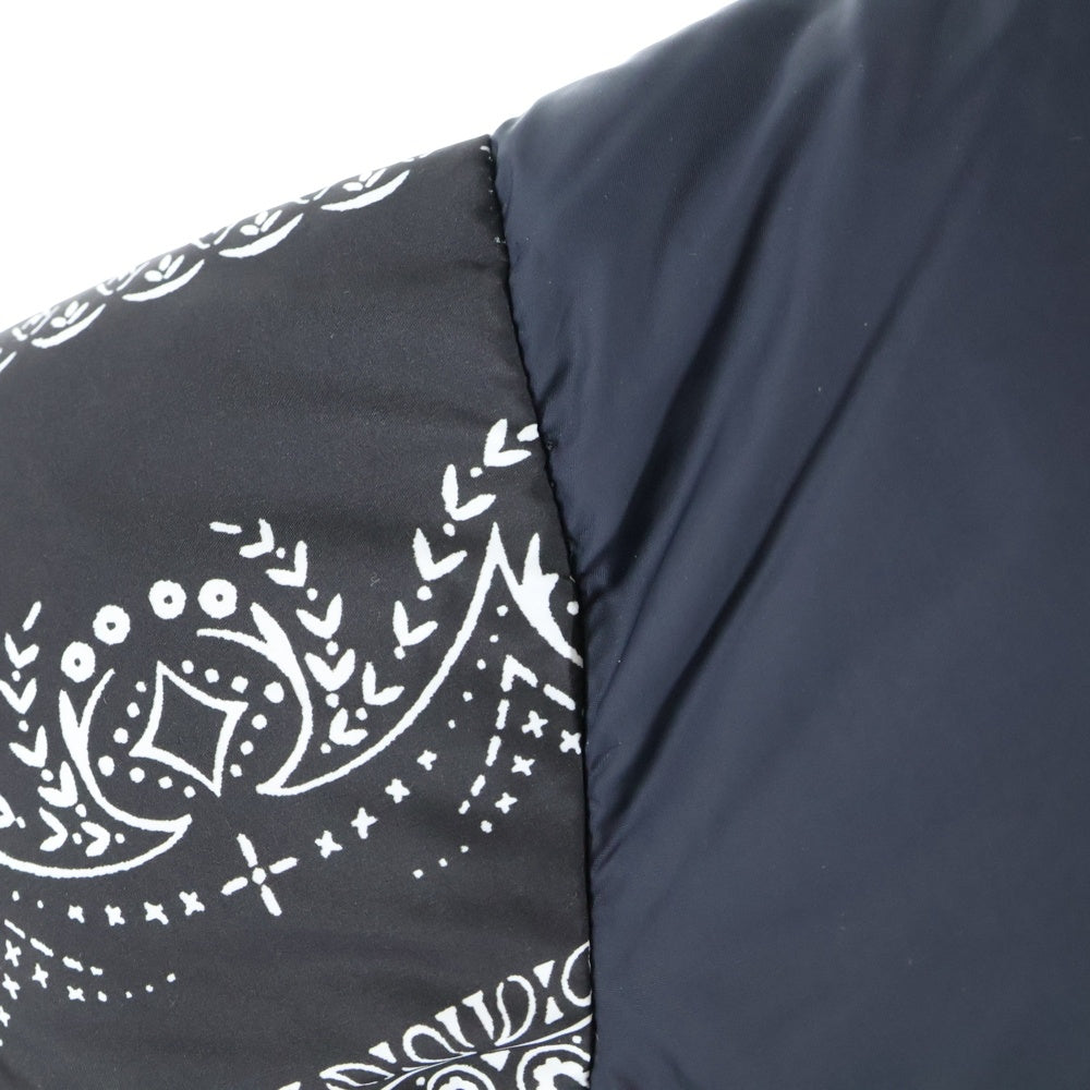 THE NORTH FACE(ザノースフェイス) PRINTED 1996 RETRO NUPTSE JACKET プリンテッド レトロ ヌプシ ジップアップダウンジャケット ブラック NJ1DM96A