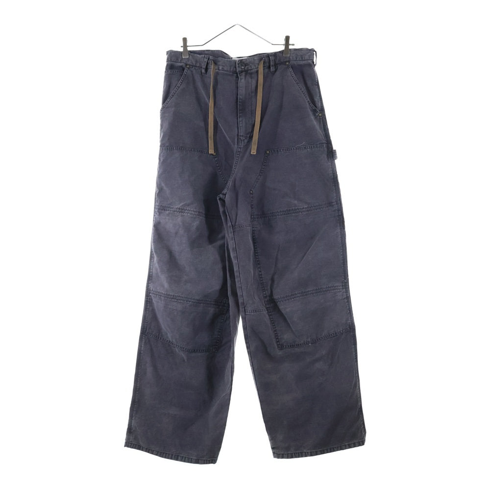 KAMIYA(カミヤ) 25SS SATIN PAINTER PANTS ドローストリング付き