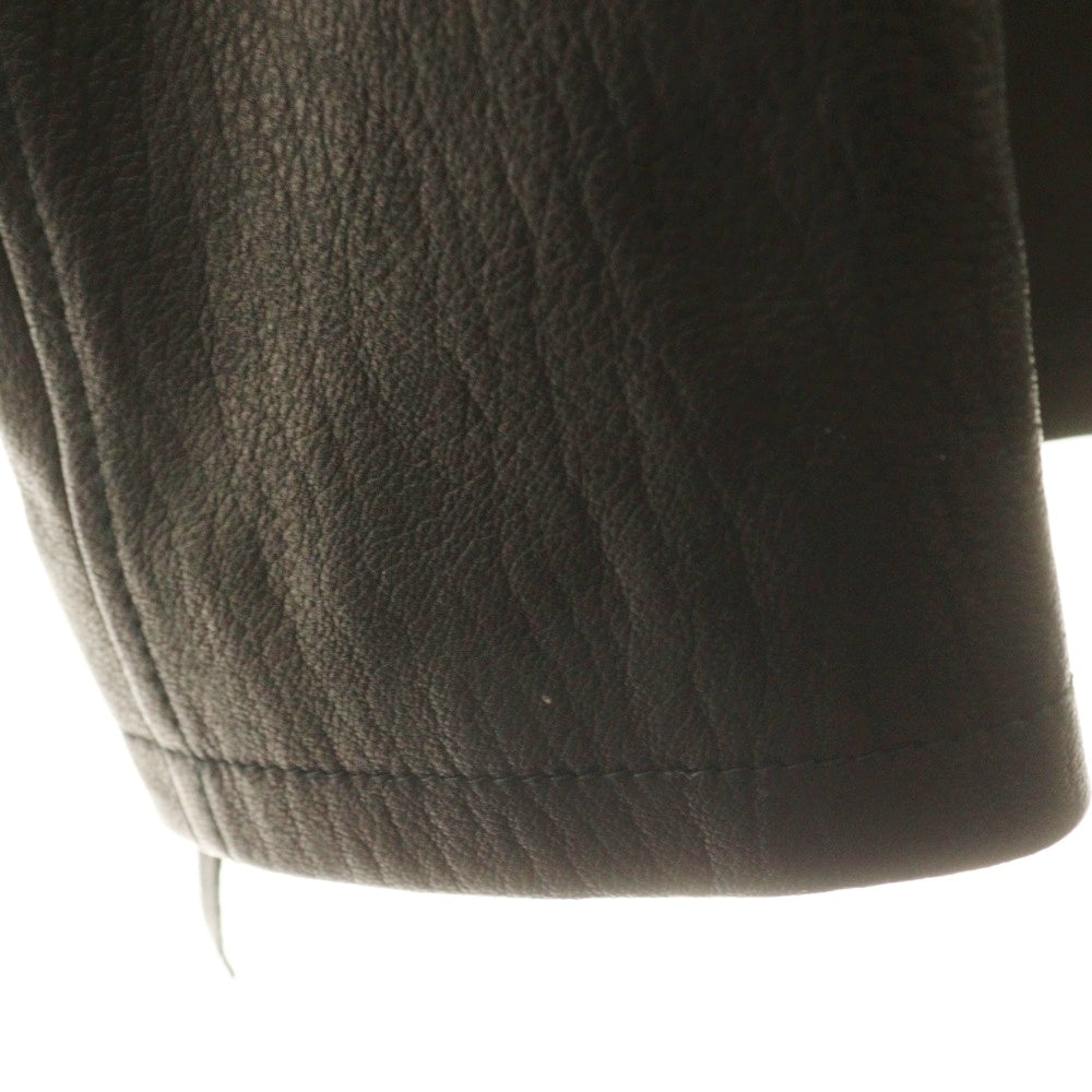 ISAMU KATAYAMA BACKLASH(イサムカタヤマバックラッシュ) 25SS DEERSKIN LACE-UP PULLOVER SHIRT JACKET ディアスキン レースアッププルオーバーシャツジャケット ブラック 2142-02