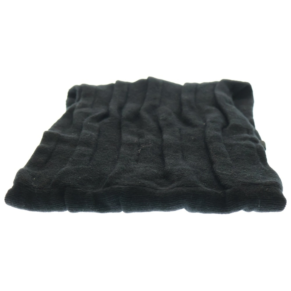 ISAMU KATAYAMA BACKLASH(イサムカタヤマバックラッシュ) カシミヤ混 ウールニットスヌード ブラック 866-03