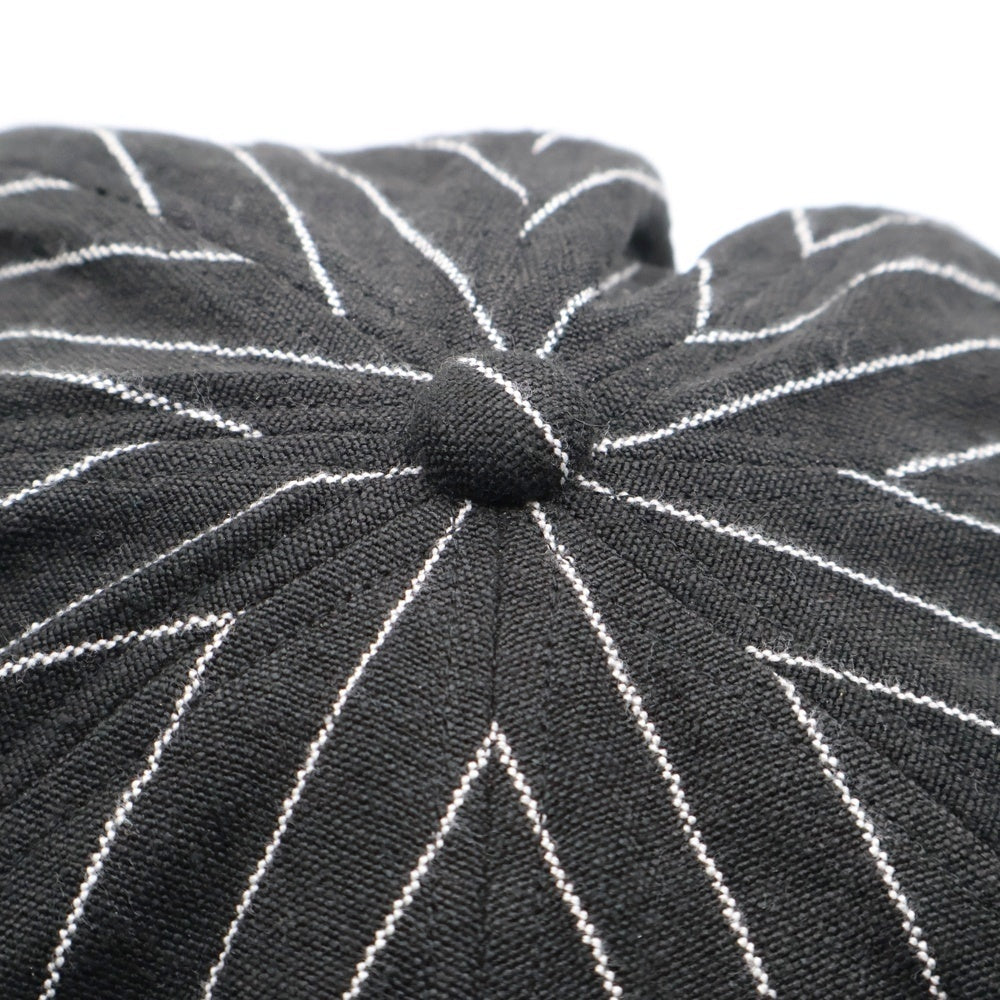 ISAMU KATAYAMA BACKLASH(イサムカタヤマバックラッシュ) リネンキャスケット 帽子 ブラック 874-01