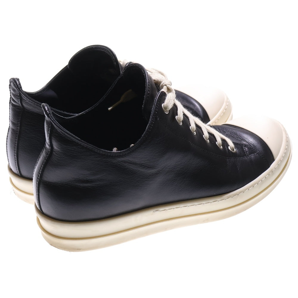 Rick Owens(リックオウエンス) LOW SNEAKS レザーローカットスニーカー シューズ ブラック RU02D6891