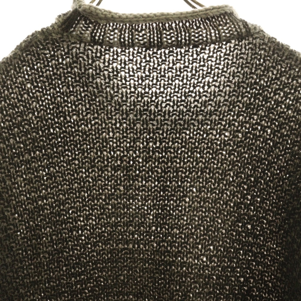 ISAMU KATAYAMA BACKLASH(イサムカタヤマバックラッシュ) 22AW LOOSEY KNIT PULLOVER PIGMENT DYED ルーズフィット ピグメントダイ プルオーバーニットセーター グレー KN-773-01
