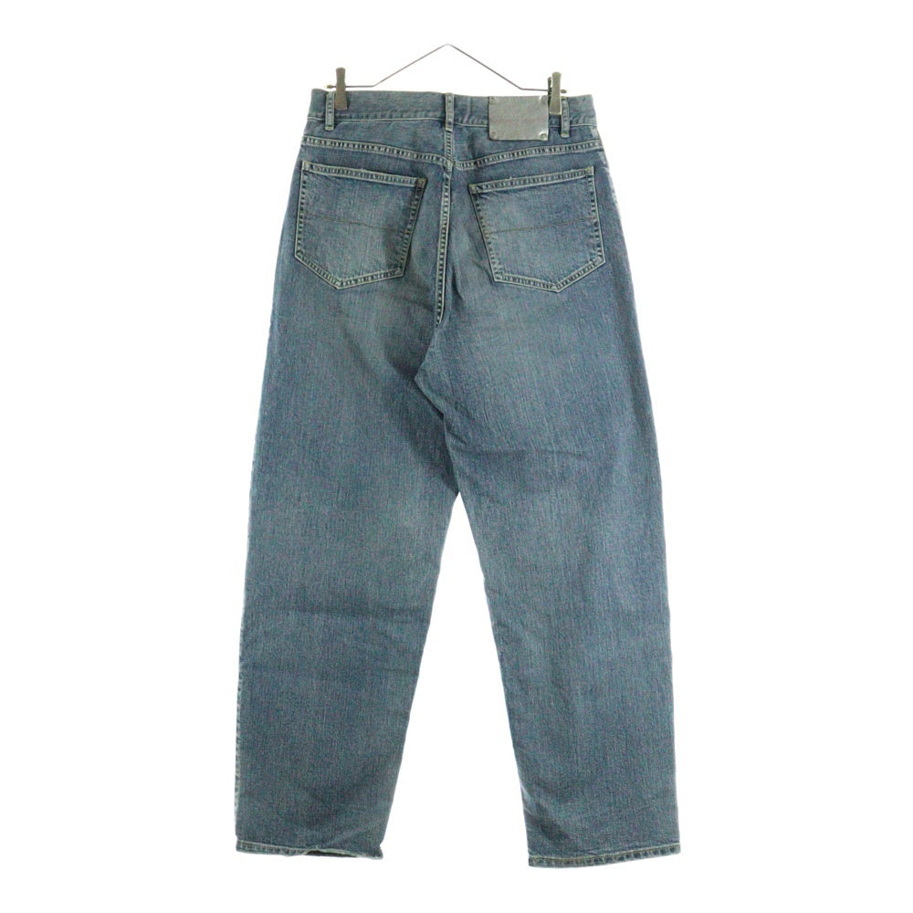 ISAMU KATAYAMA BACKLASH(イサムカタヤマバックラッシュ) 22AW 13oz STRETCH DENIM WILD BLUE YONDER TAPERED レザーパッチ ボタンフライ テーパードデニムパンツ インディゴ 2029-02