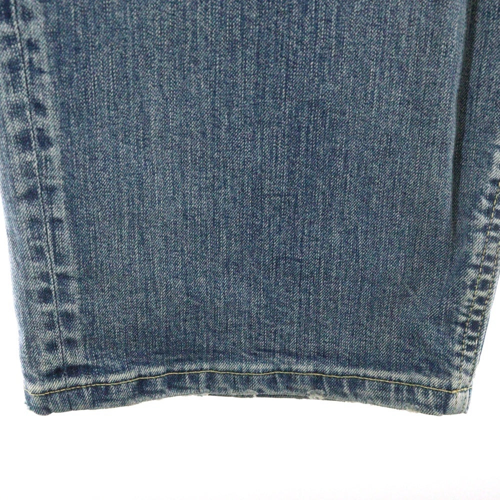 ISAMU KATAYAMA BACKLASH(イサムカタヤマバックラッシュ) 22AW 13oz STRETCH DENIM WILD BLUE YONDER TAPERED レザーパッチ ボタンフライ テーパードデニムパンツ インディゴ 2029-02