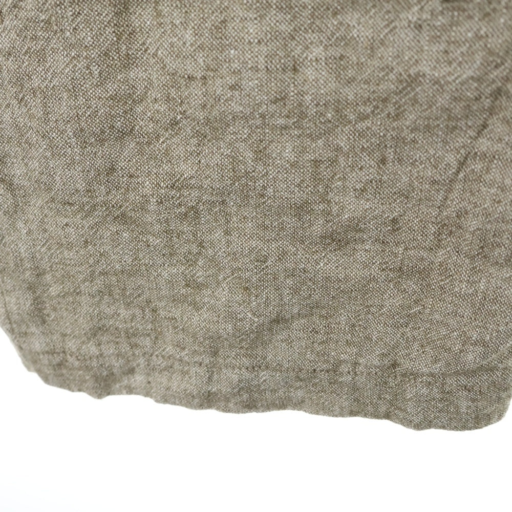 ISAMU KATAYAMA BACKLASH(イサムカタヤマバックラッシュ) 24SS LINEN OVERALLS リネンオーバーオール サロペット ベージュ 2112-03