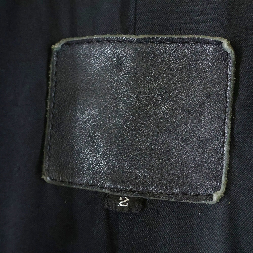 ISAMU KATAYAMA BACKLASH(イサムカタヤマバックラッシュ) JAPAN CALF NATURAL DYED GARMENT-WASH DOUBLE RIDERS ジャパンカーフ 製品染め洗い ダブルライダース レザージャケット ブルー 1927-01