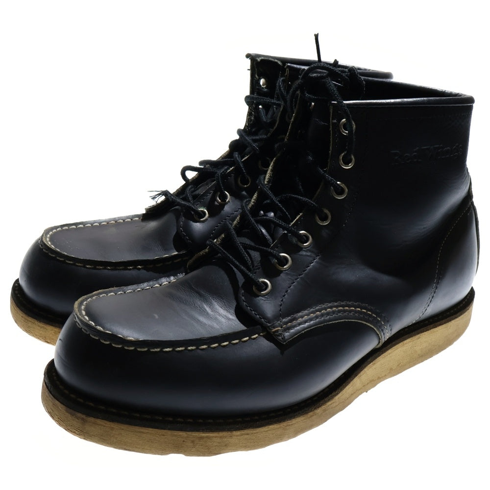 RED WING(レッド ウイング) IRISH SETTER アイリッシュセッター 羽タグ モック レザーブーツ ブラック