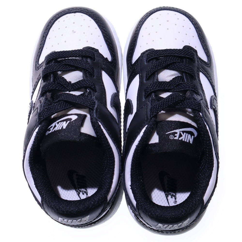 NIKE(ナイキ) DUNK LOW TD WHITE BLACK ダンクロー ローカットスニーカー キッズ ホワイト/ブラック US6C/12cm CW1589-100