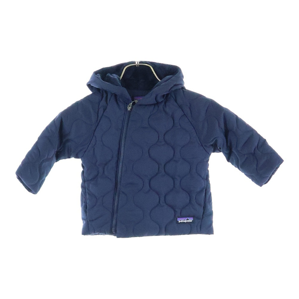 PATAGONIA(パタゴニア) 23AW ベビー キルテッド フーデッドパフジャケット キッズ ネイビー STY61330