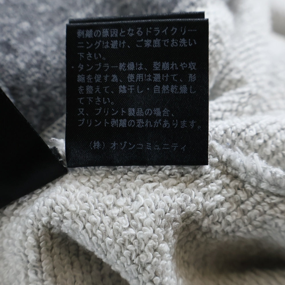 HYSTERIC GLAMOUR(ヒステリックグラマー) ウッディウッドペッカー ロゴプリント クルーネック スウェットトレーナー グレー 0153CS04