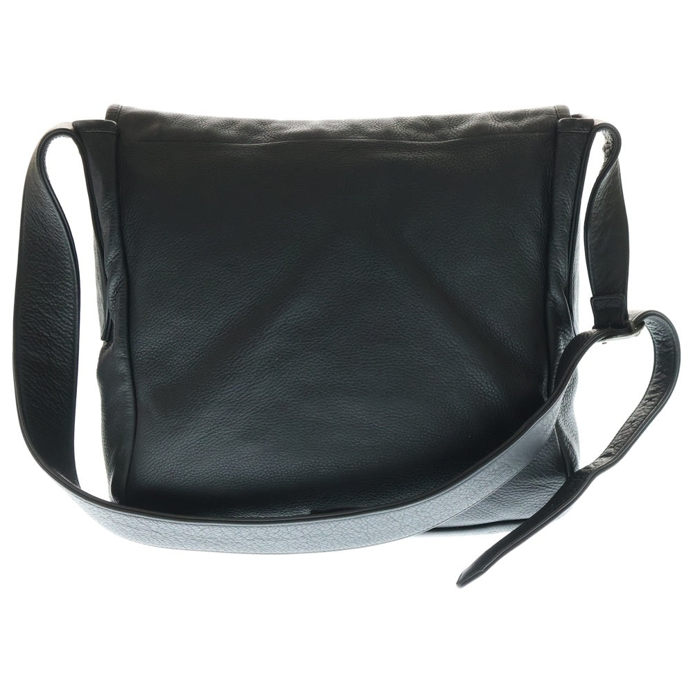 CHROME HEARTS(クロムハーツ) BAG-MAIL メールバッグ ラージダガー レザー ショルダーバッグ ブラック