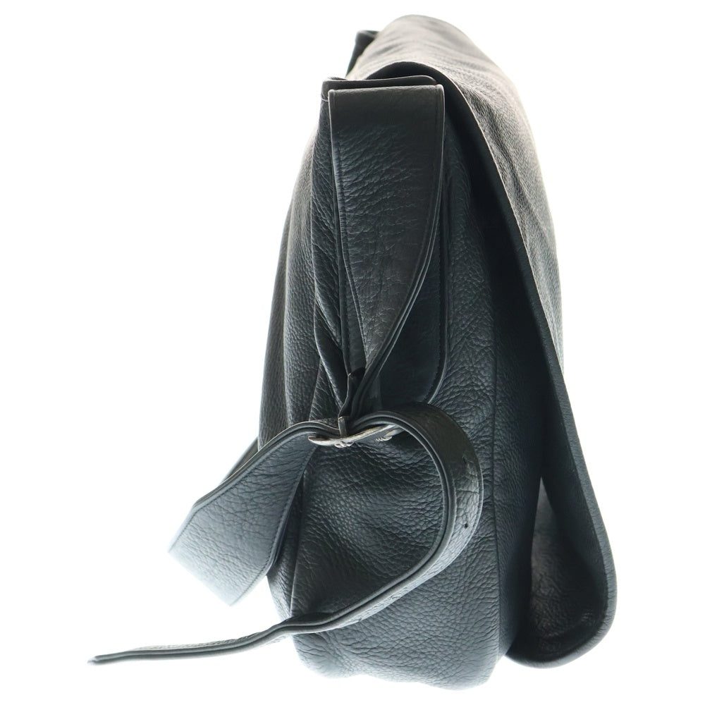 CHROME HEARTS(クロムハーツ) BAG-MAIL メールバッグ ラージダガー レザー ショルダーバッグ ブラック