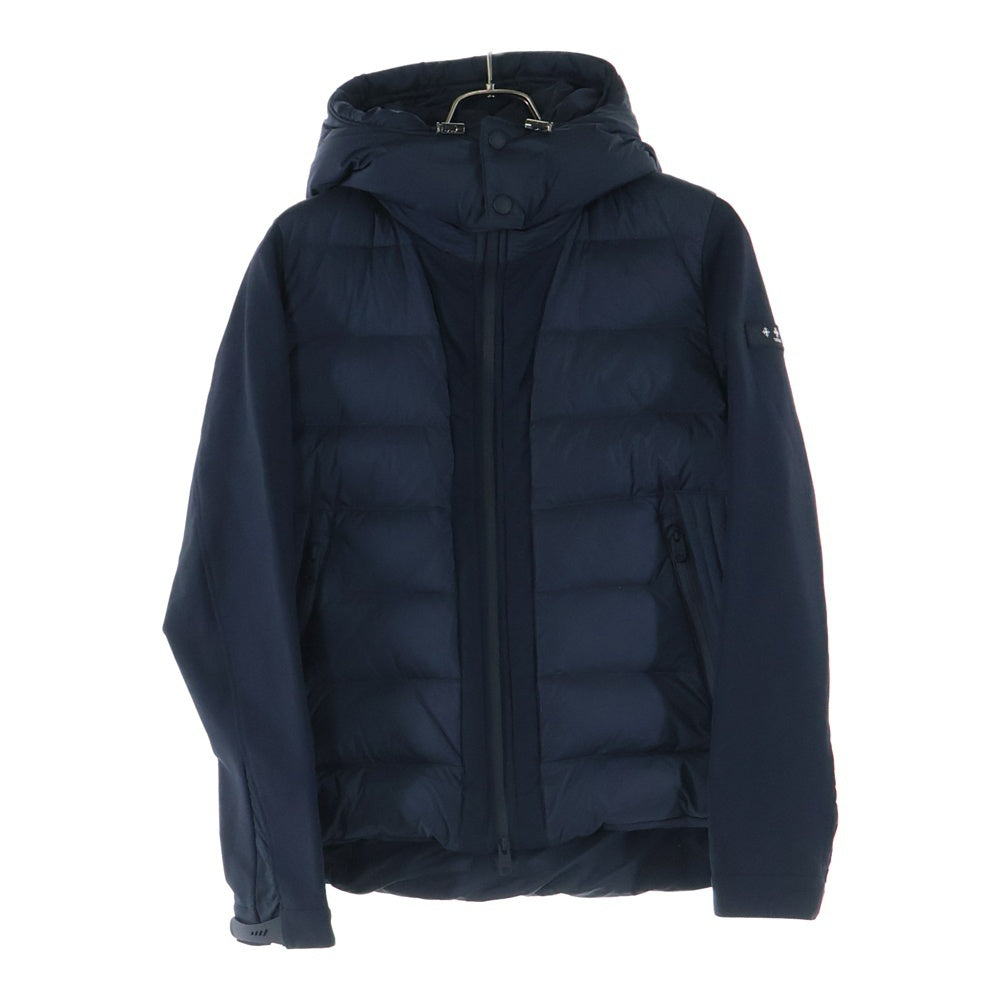 TATRAS(タトラス) 20AW BLEGGIO ブレッジョ 切替 フーデッドダウンジャケット ブラック MTA20A4570