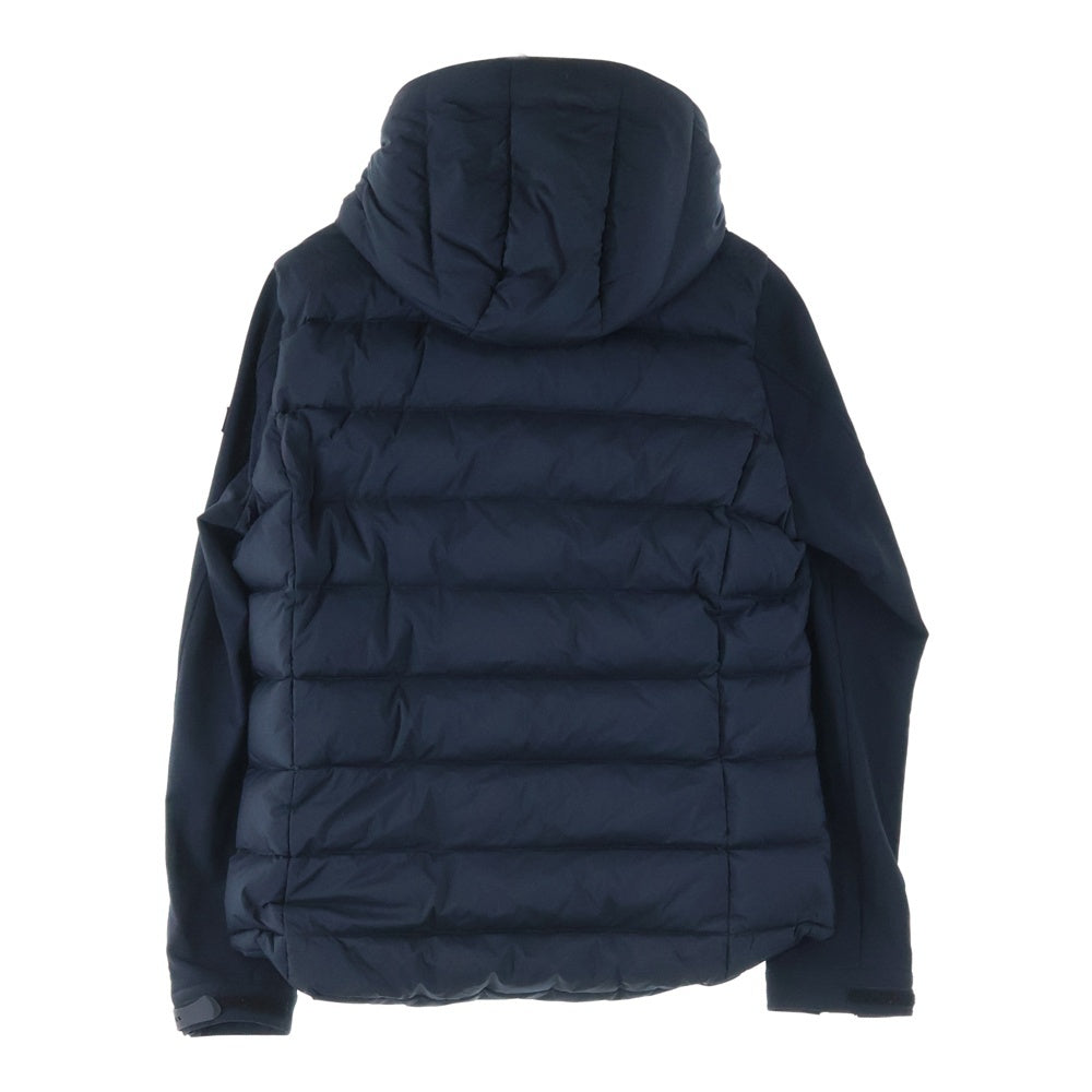 TATRAS(タトラス) 20AW BLEGGIO ブレッジョ 切替 フーデッドダウンジャケット ブラック MTA20A4570