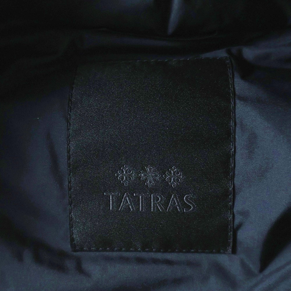 TATRAS(タトラス) 20AW BLEGGIO ブレッジョ 切替 フーデッドダウンジャケット ブラック MTA20A4570