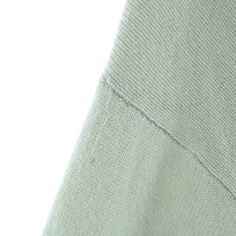 AURALEE(オーラリー) BABY CASHMERE KNIT ベイビー カシミヤ ミドルゲージ クルーネック ニット セーター ミントグリーン A9AP01BC