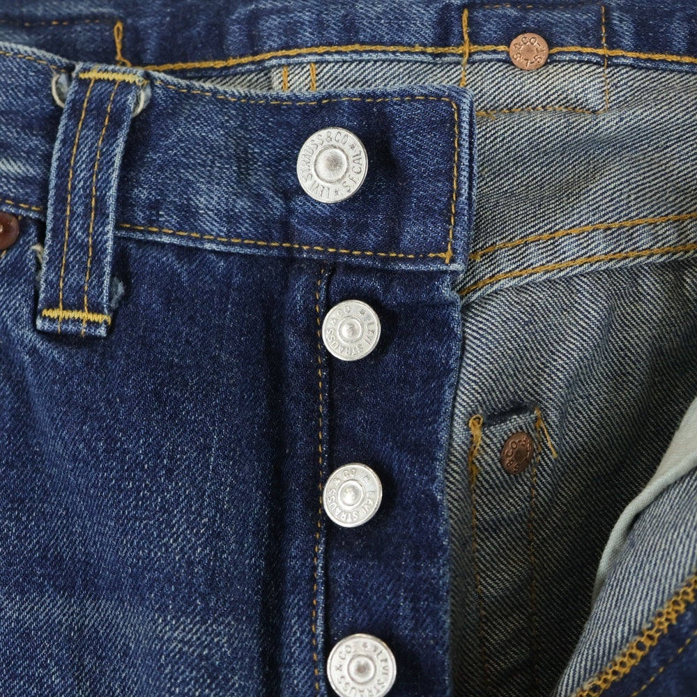 Levi's(リーバイス) 90S VINTAGE 501XXC 37年復刻 ボタン裏555 バレンシア工場 シンチバック ヴィンテージ ボタンフライデニムパンツ インディゴ 37201-0003