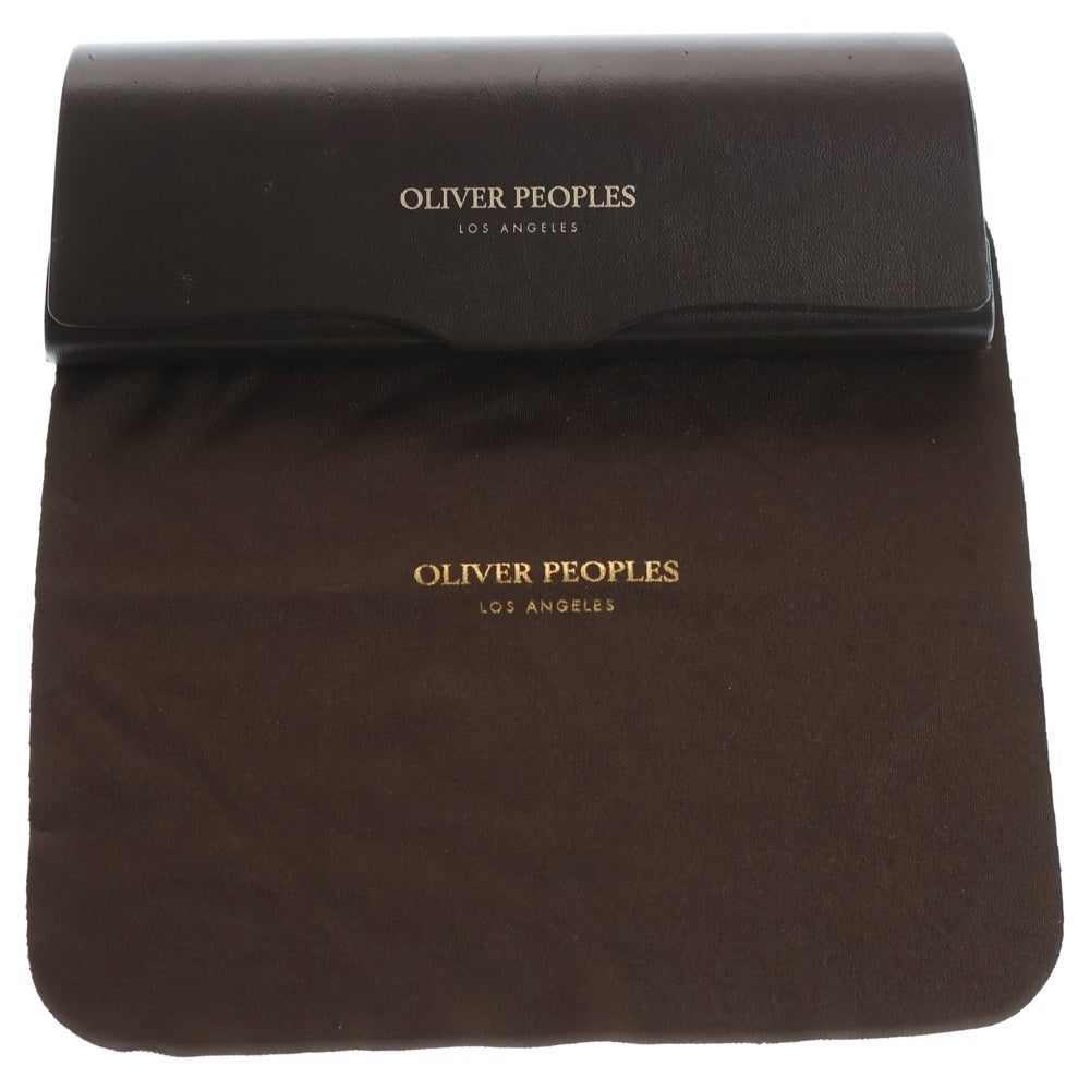 OLIVER PEOPLES(オリバーピープルズ) OP-5 メタル ラウンド フレーム メガネ サングラス ゴールド/ブラウン