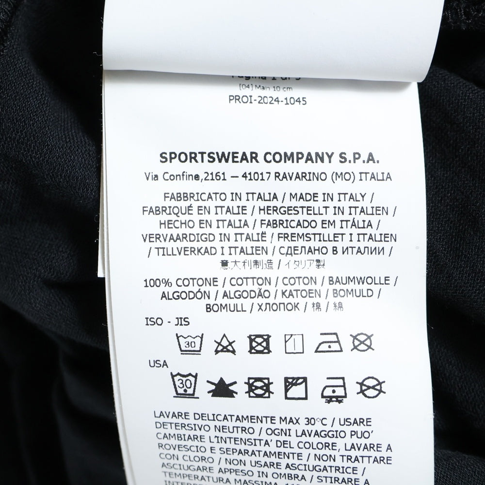 STONE ISLAND(ストーンアイランド) GHOST COTTON TEE ロゴ パッチ ゴースト コットン 半袖 カットソー Tシャツ ブラック K1S152100008S0F11