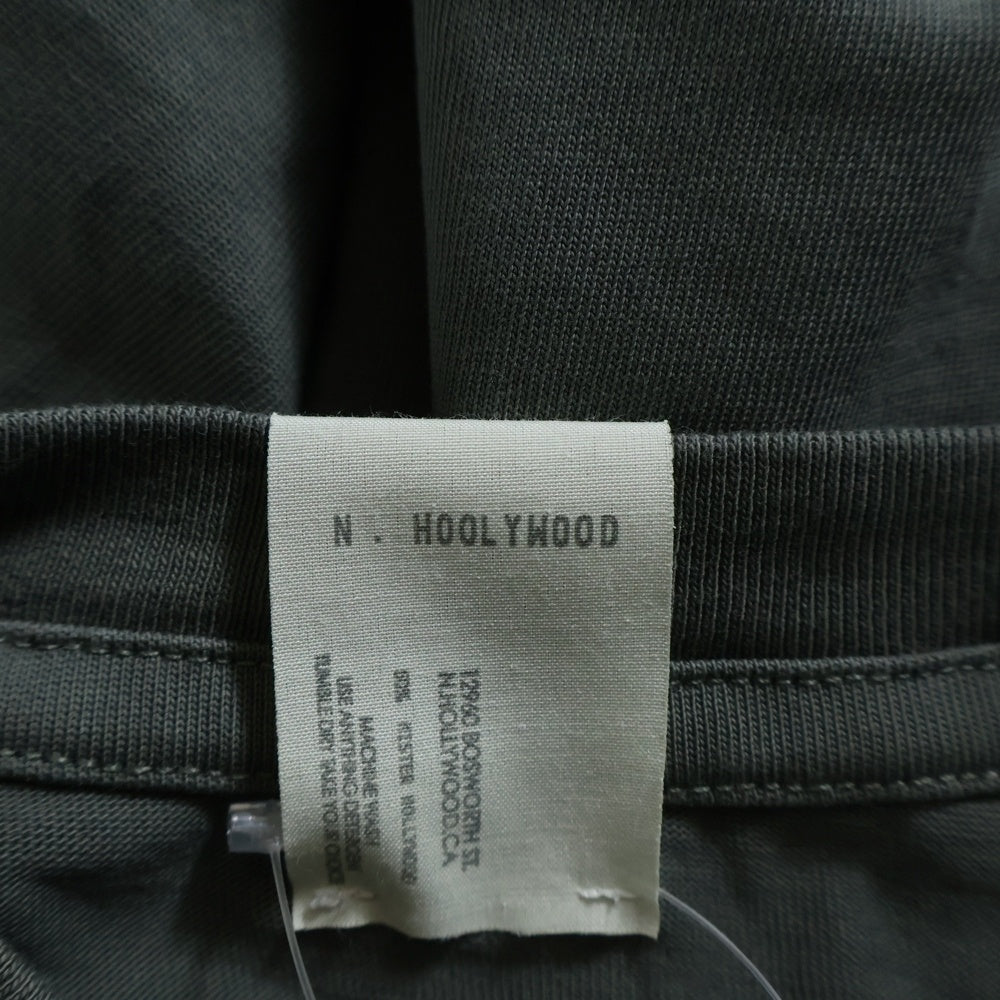 N.HOOLYWOOD(エヌハリウッド) 25SS T-SHIRT アームパッチ 半袖 カットソー Tシャツ カーキ 9251‐CS83