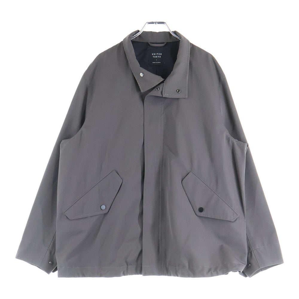 UNITED TOKYO(ユナイテッド トウキョウ) VISTO WOOL 2WAY スタンドモッズブルゾン ジップアップジャケット ダークグレー 134550001