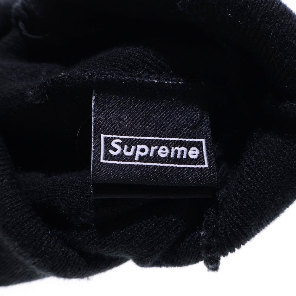 SUPREME(シュプリーム) 17AW ×New Era S Logo Beanie ニューエラ Sロゴデザイン ビーニー ニット帽 ブラック
