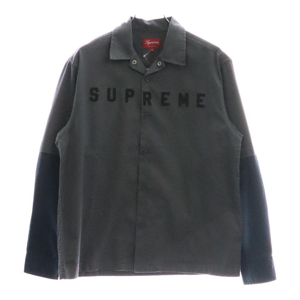 SUPREME(シュプリーム) 20AW 2-Tone Work Shirt ツートーン フロント 