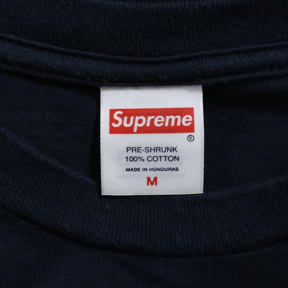 SUPREME(シュプリーム) 25SS Damien Hirst Tee ダミアンハースト プリント 半袖Tシャツ カットソー ネイビー