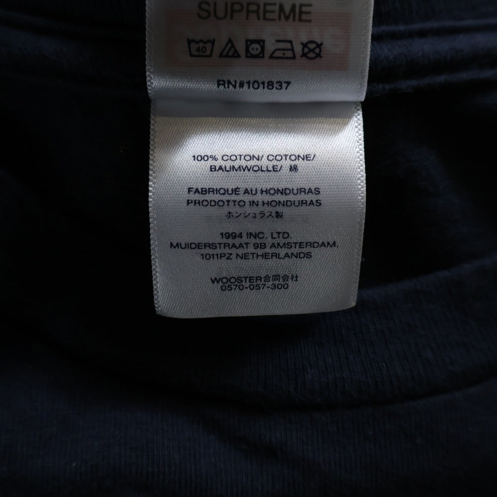 SUPREME(シュプリーム) 25SS Damien Hirst Tee ダミアンハースト プリント 半袖Tシャツ カットソー ネイビー