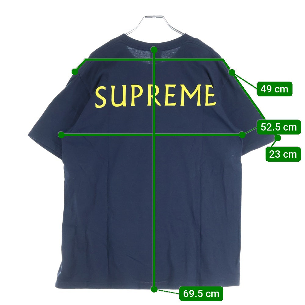 SUPREME(シュプリーム) 25SS Damien Hirst Tee ダミアンハースト プリント 半袖Tシャツ カットソー ネイビー