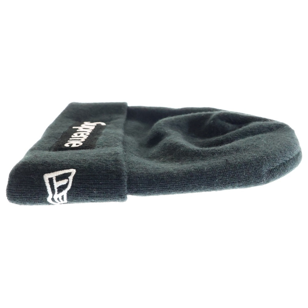 SUPREME(シュプリーム) 16AW ×NEW ERA Box Logo Beanie ニューエラ ボックスロゴビーニー ニット帽 ブラック G2906072016