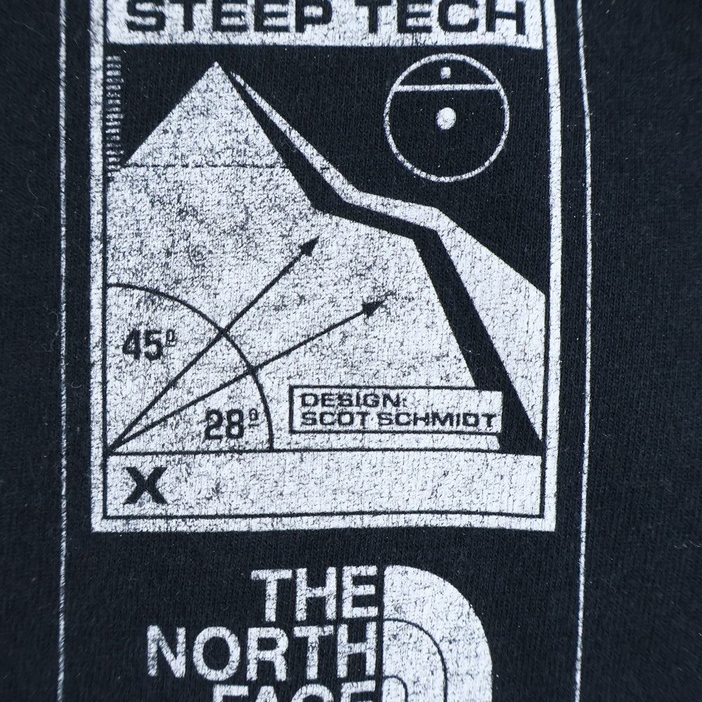 SUPREME(シュプリーム) 16SS ×THE NORTH FACE Steep Tech Tee Shirt ザノースフェイス スティープテック 両面プリントTシャツ 半袖クルーネックカットソー ブラック NT01604I