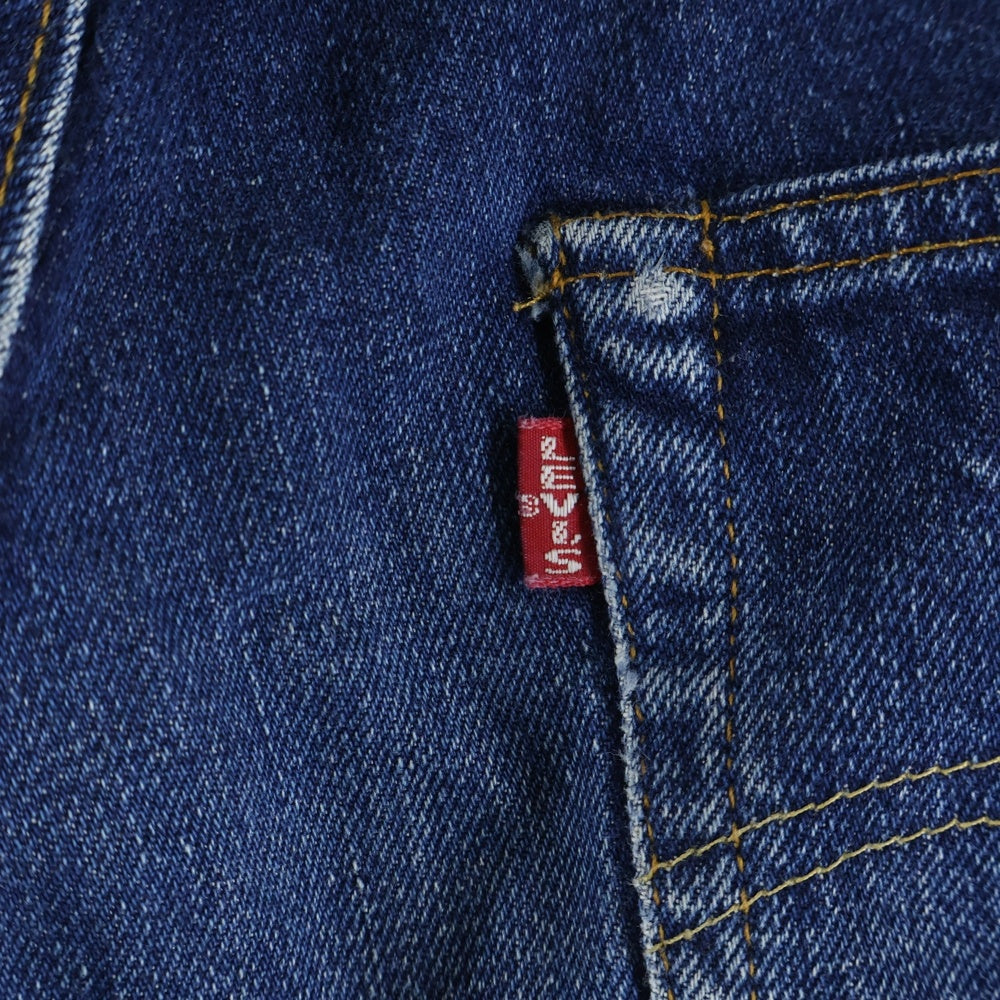 Levi's(リーバイス) 90S VINTAGE 501XX ボタン裏555 バレンシア工場 BIG E 紙パッチ ヴィンテージ ボタンフライデニムパンツ インディゴ 501-0044