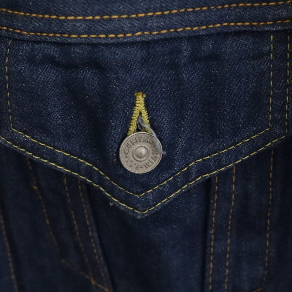VISVIM(ヴィスヴィム) 14AW SS 103 JKT ONE WASH 日本製 コットンリネン デニムジャケット インディゴ 0114205006003