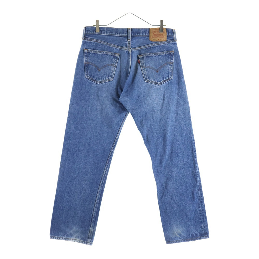 Levi's(リーバイス) 90S 501xx USA製 ボタン裏653 両面スモールE ボタンフライストレートデニムパンツ ジーンズ インディゴ 501-0000