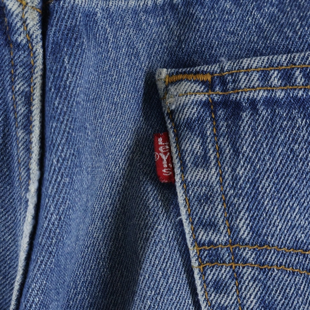 Levi's(リーバイス) 90S 501xx USA製 ボタン裏653 両面スモールE ボタンフライストレートデニムパンツ ジーンズ インディゴ 501-0000