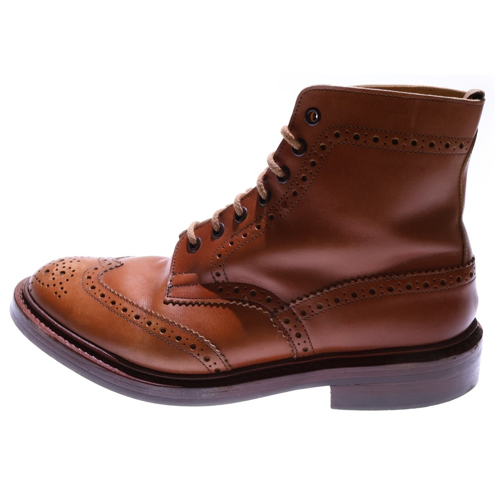 Tricker's(トリッカーズ) MALTON/C-SHADE TAN メルトン シーシェイド タン レースアップウエスタンブーツ ブラウン M2508