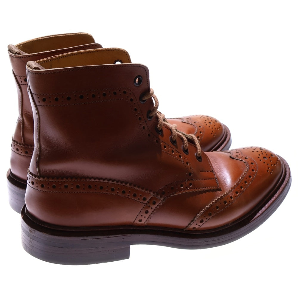 Tricker's(トリッカーズ) MALTON/C-SHADE TAN メルトン シーシェイド タン レースアップウエスタンブーツ ブラウン M2508