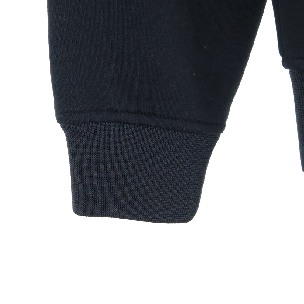 DIESEL BLACK GOLD(ディーゼルブラックゴールド) ポリコットン ジップアップブルゾンジャケット MA-1 ブラック/グレー