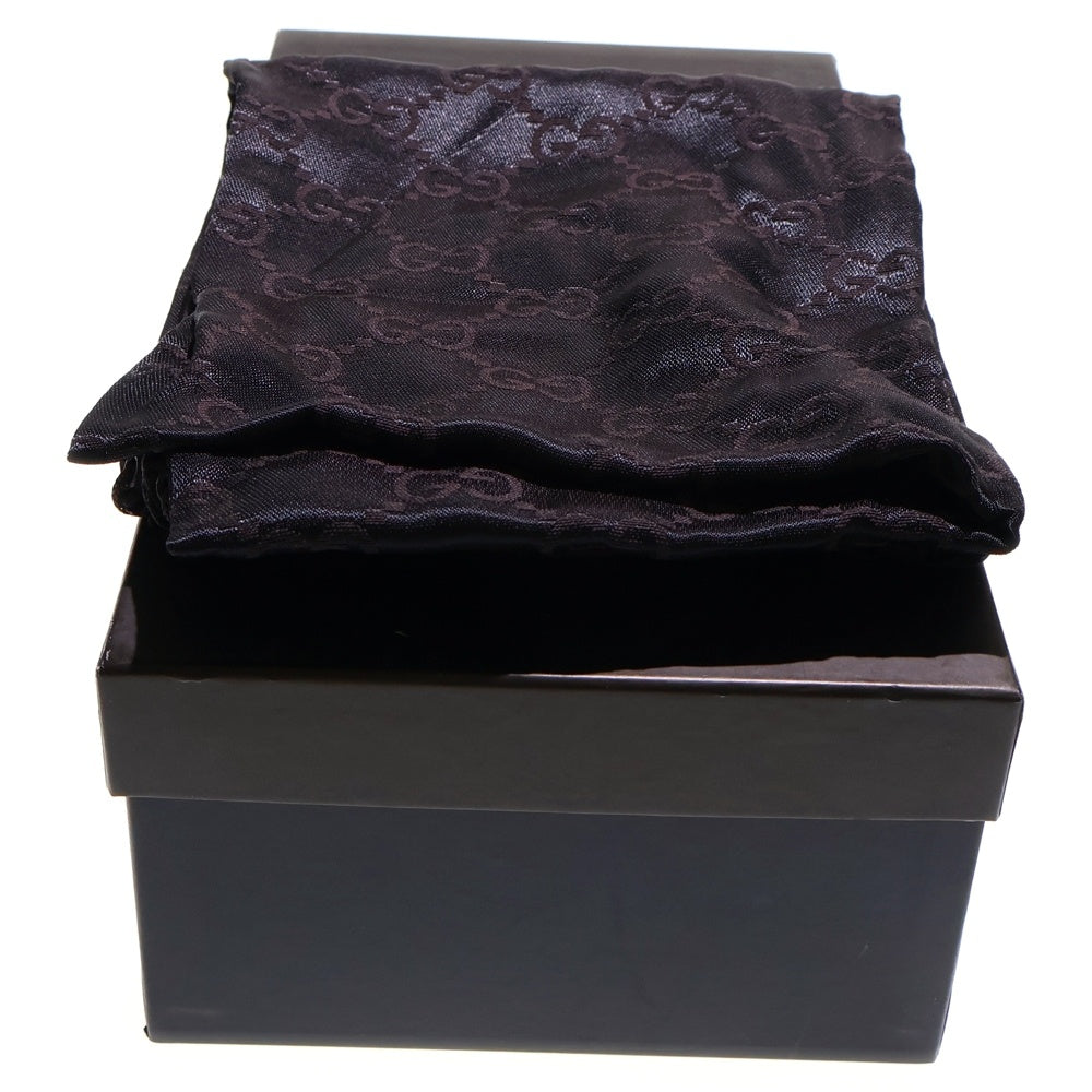 GUCCI(グッチ) スウェード切り替え レースアップ レザーサンダル バレエシューズ レディース ゴールド/ホワイト