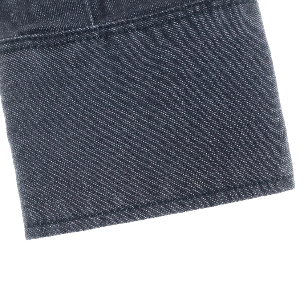 DOLCE & GABBANA(ドルチェアンドガッバーナ) 2ポケット ロングスリーブ デニムシャツ ブラック G5581D